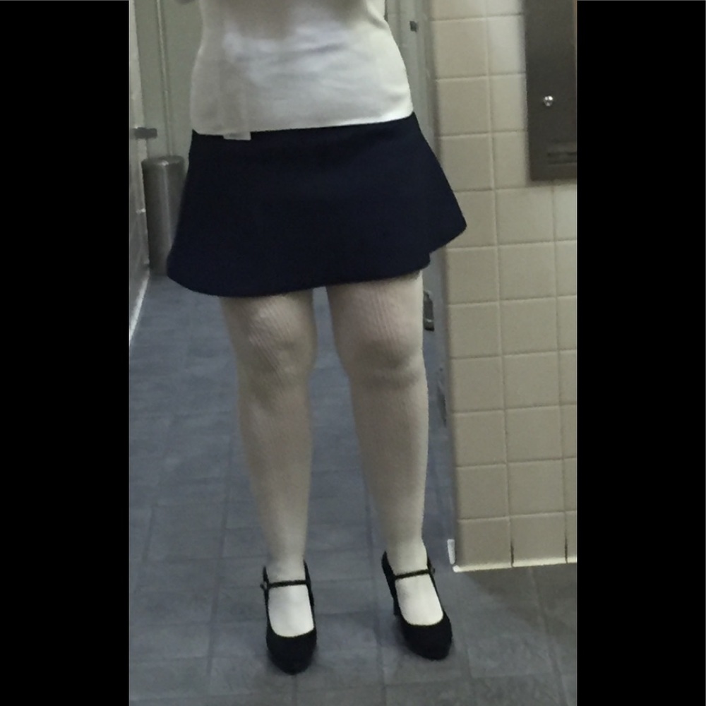 JCrew Flippy Mini Skirt - in navy